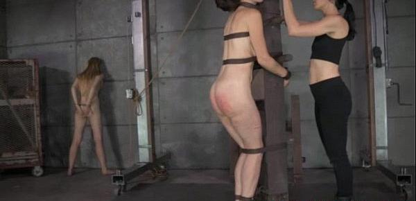  Tongue clamped sub gets caned